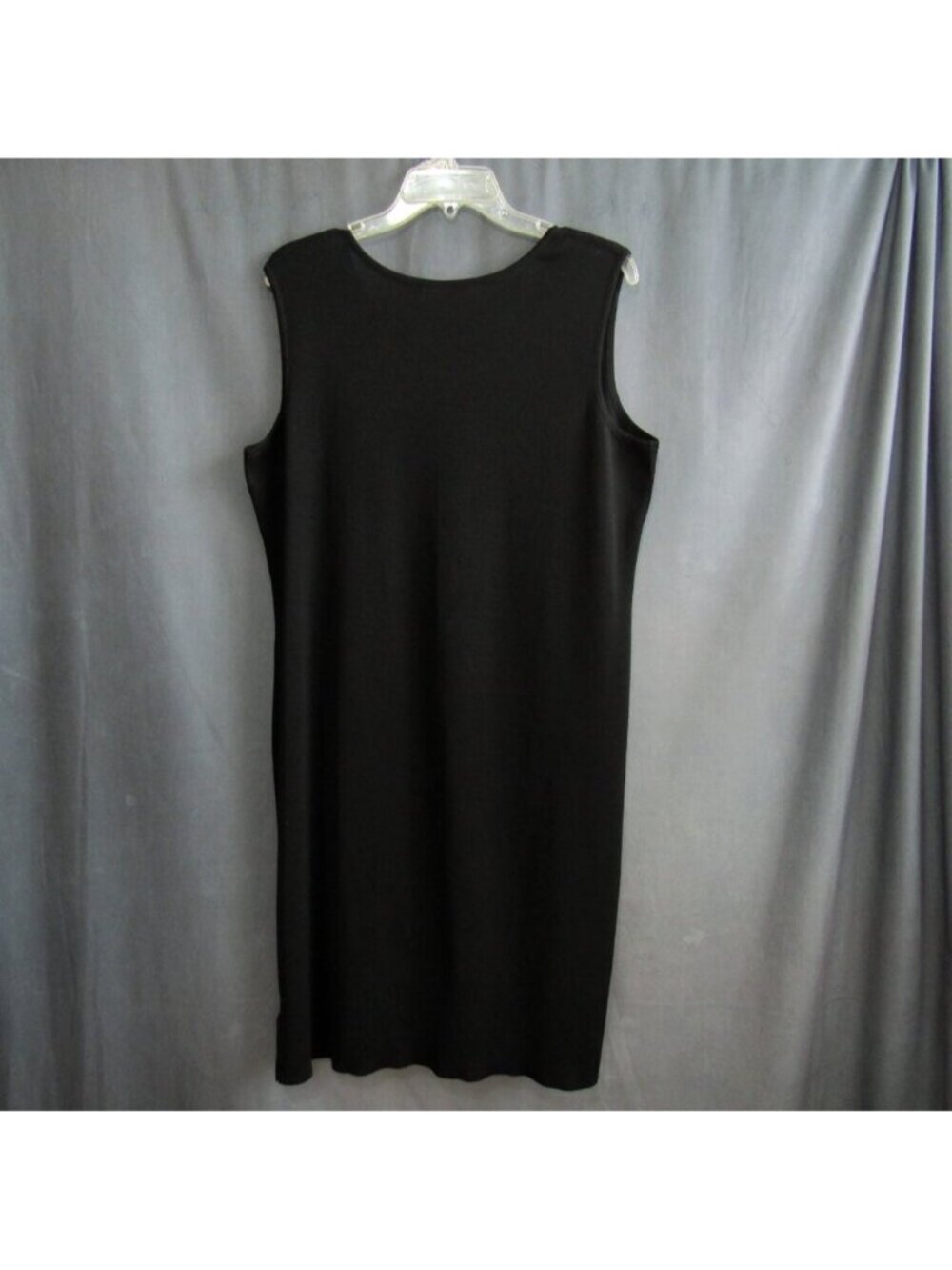 Ming Wang Black White Abstract Stripe Knit Jacket Tank Dress Set Size XL Classic - Picture 6 of 16